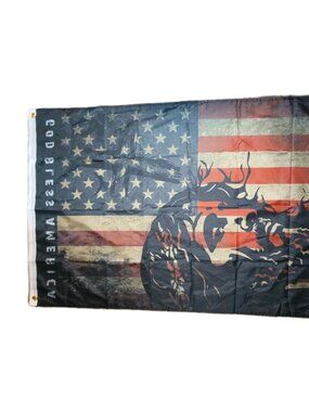 God Bless America 3 x 5 ft Flag USA Jesus Christ and Cross Patriotic Large New